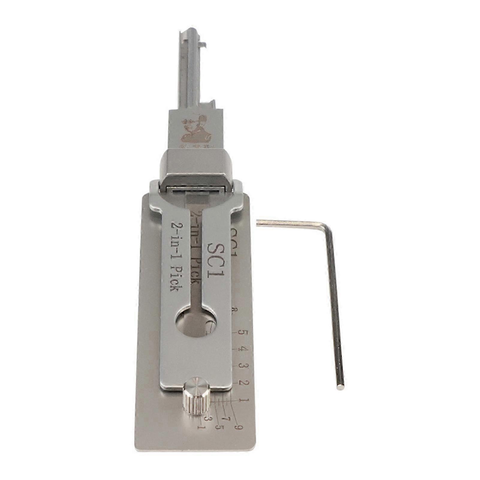 SC1 KW1 Set di grimaldelli di precisione Kit di manutenzione e riparazione 2 in 1 SS001 per uso domestico, compatibile con SC1, SC4, SC20AM