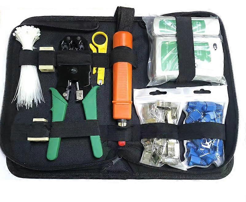9 in 1 Ethernet Cable Crimper Kit Network Cable Tool Kit LAN Crimper