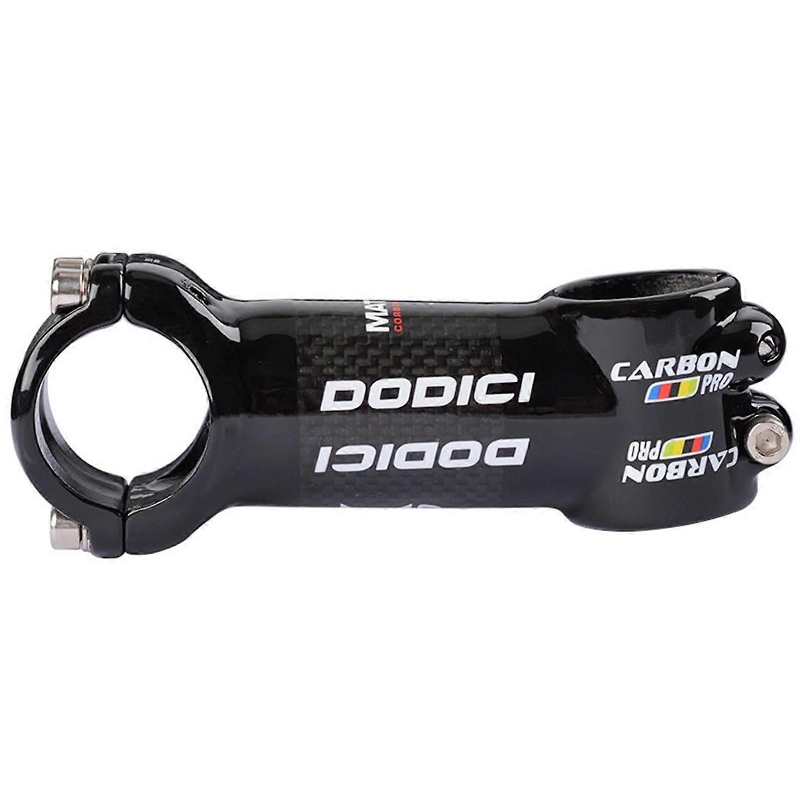 Carbon Fiber Bike Stem 31.8mm Diameter 6 Degree Angle Lightweight Handlebar Stem Length 60mm 70mm 80mm 90mm 100mm