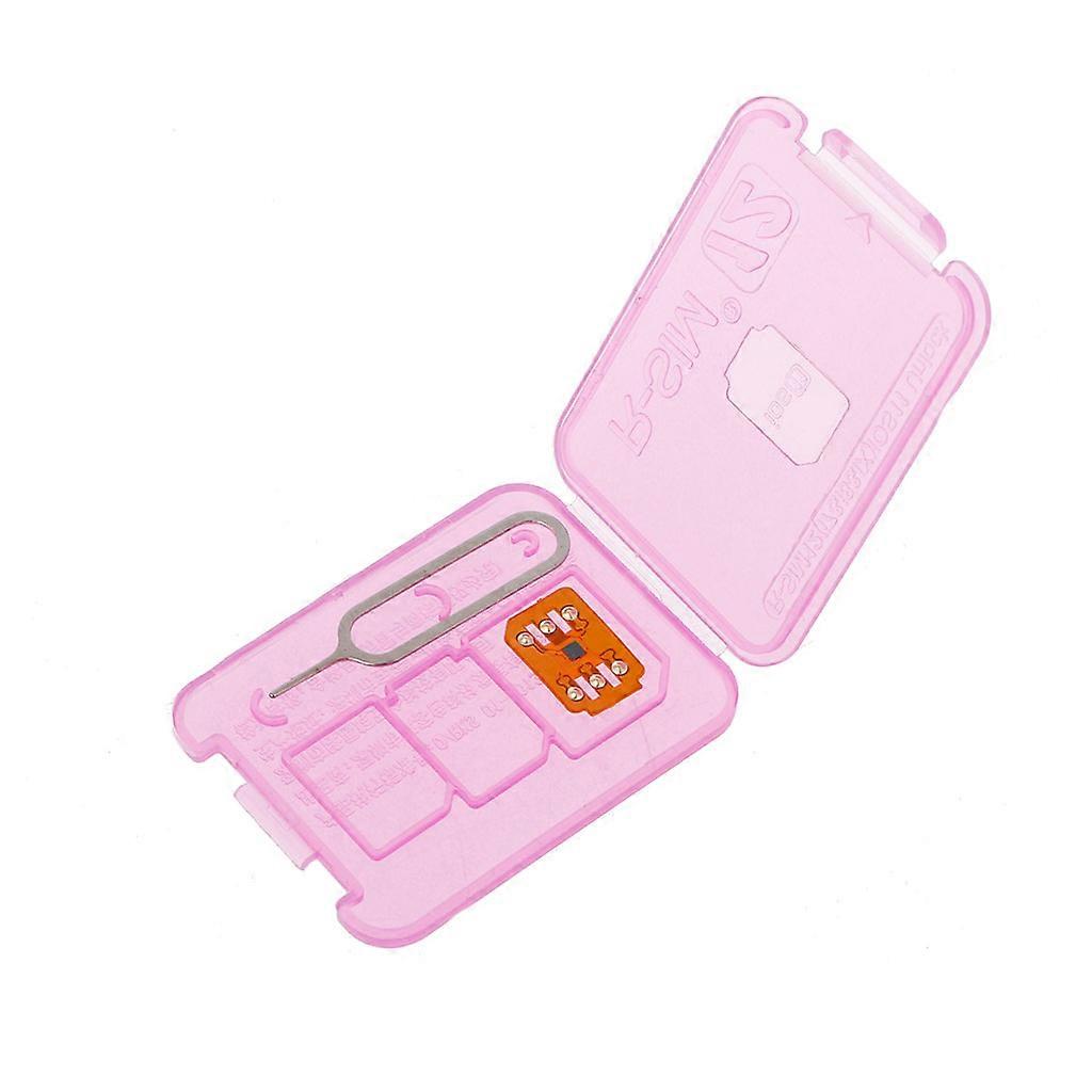 Korjaa varaosat RSIM R12 Smart Activation Unlock Kit IOS-puhelimelle vaaleanpunainen