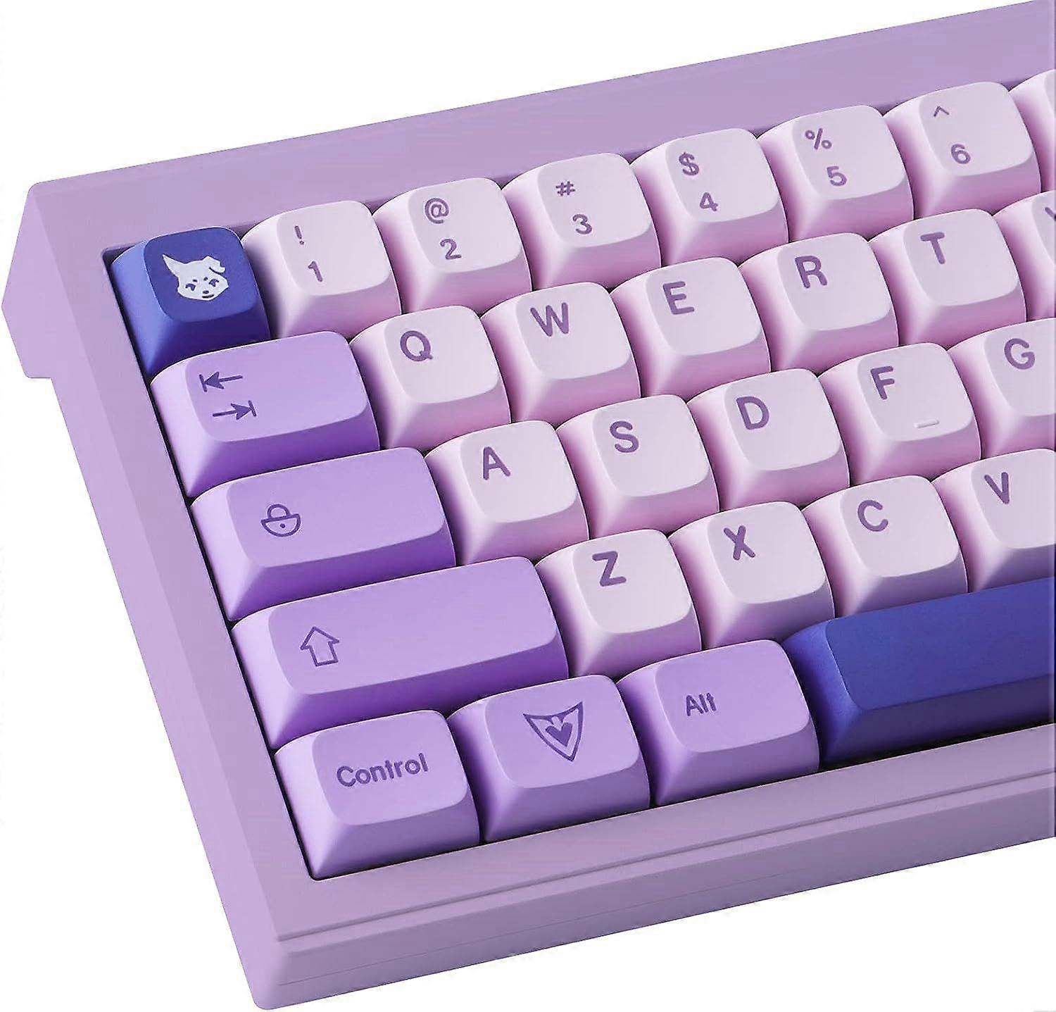 PBT Keycaps 143 Keys XDA Profile Dye-Sublimation Cute Keycaps Witch Emilia Keycaps Custom Keycaps for Cherry Gateron MX Switches Mechanical Keyboards