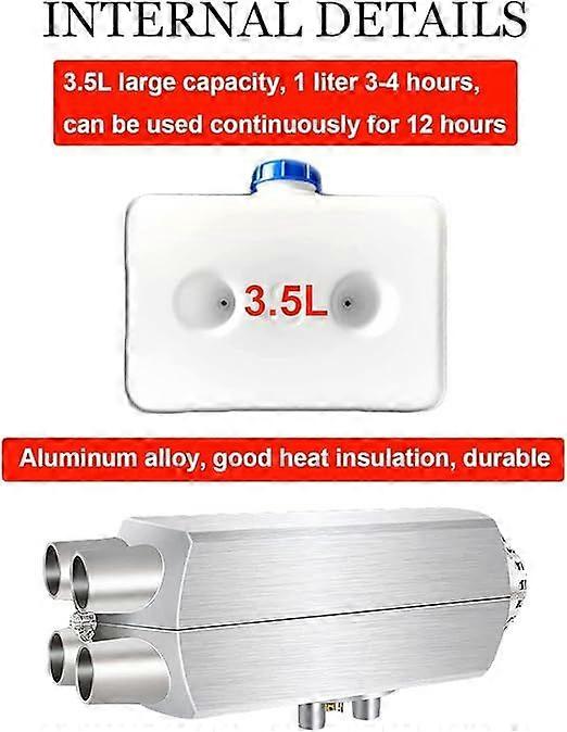 BougeRV Kopressor Kühlbox 12v, 35 Liter Auto Kühlbox(Doppelzone), 12/24V DC &110-240V AC