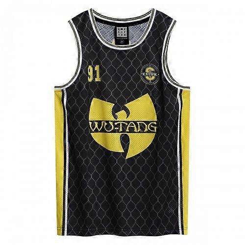 Amplified Mens Cream Wu-Tang Clan Basketball Jersey