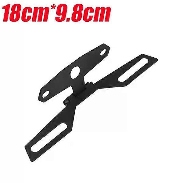 Motorcycle License Plate Bracket Taillight Mount Support Folding Number Plate Frame Holder Mount Universal Motorbike Accessories