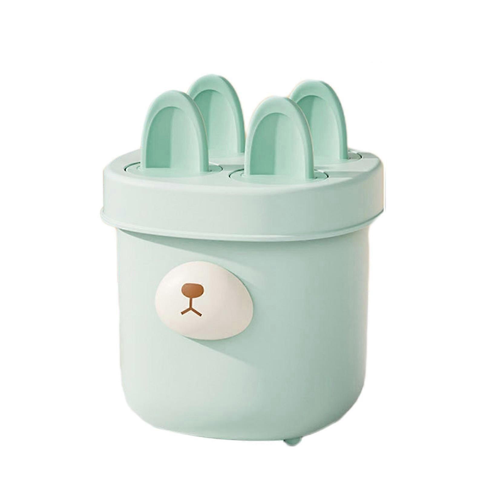 תבנית גלידה 4 ב -1 תבנית גלידת ארטיק ארטיק ביתית עם מכסה PUW1742