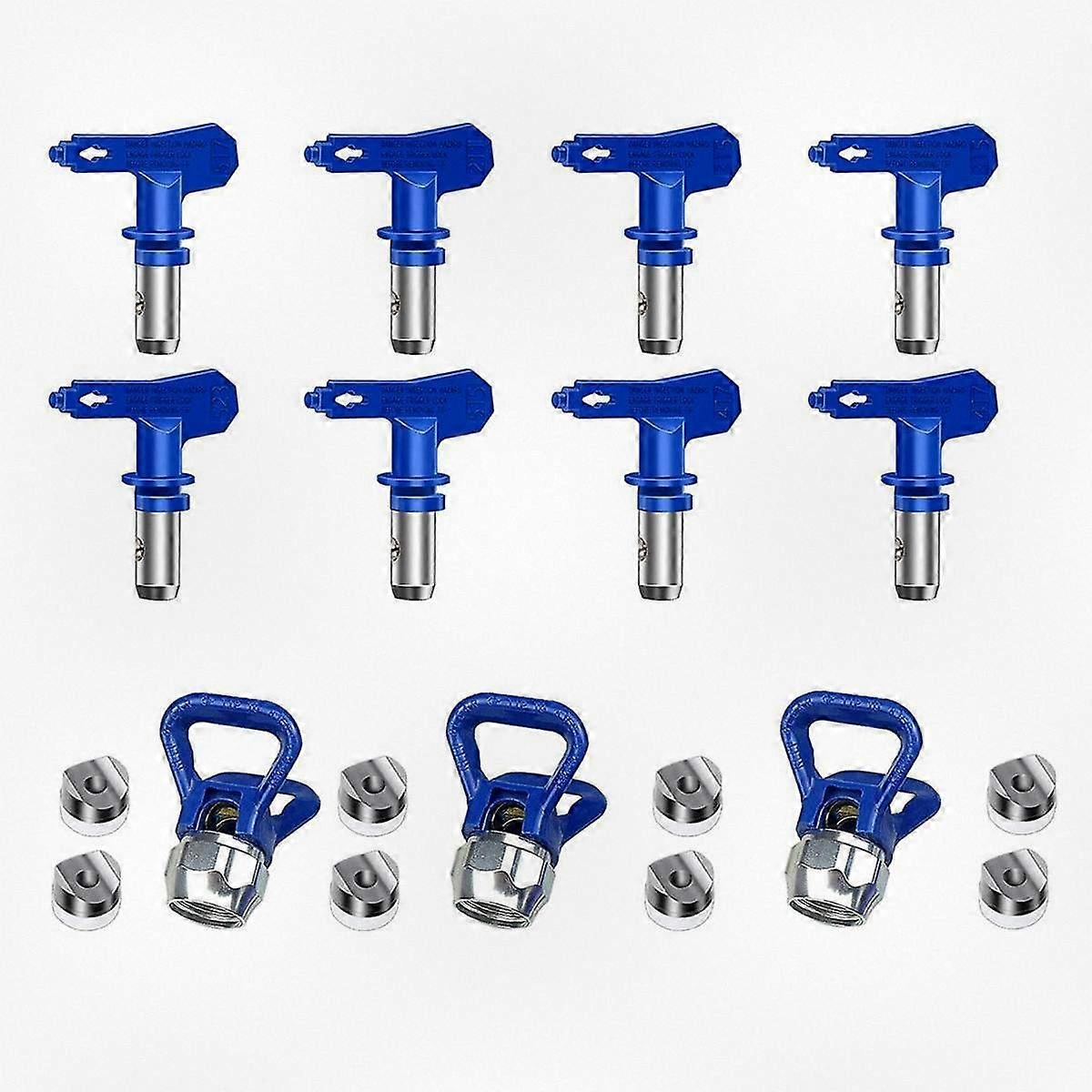 8-Pack Reversible Nozzles for Airless Paint Sprayers - Versatile Spray Tips for Smooth and Efficient Painting