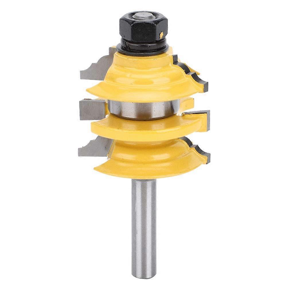 Shank Router Bit, Shank Rabbet Router Bit, Shank West Joint Router Bit, Carbide Tipped Rabbeting Router Bit for Wooden Door and Window, Cabinet Door