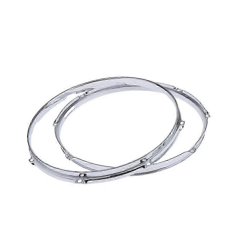 14in 8 Hole Snare Drum Hoop Set for Drum Build or Restoration 2.5mm