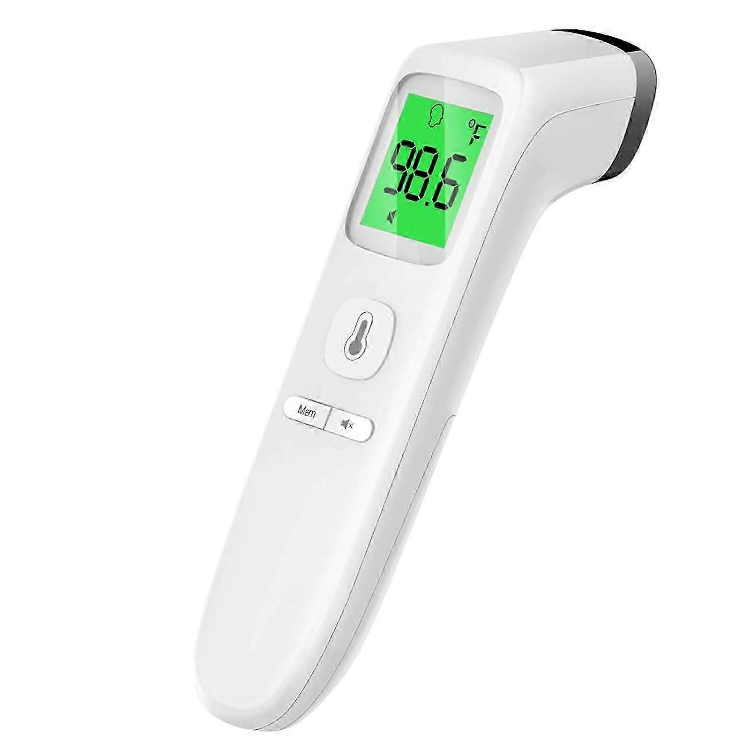 Infrared Thermometer for Infants and Adults with Fever Alert and LCD Display featuring Memory Function