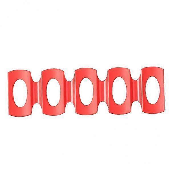 3xSilicone Fridge Can Beer Wine Bottle Rack Holder Mat Stacking Tidy Tool Red