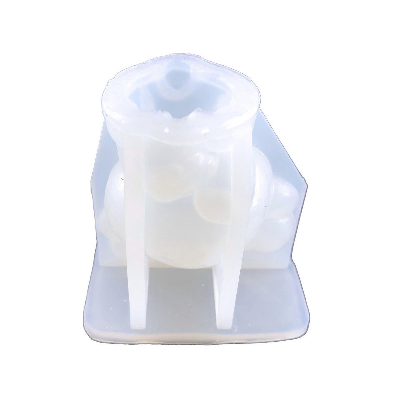 3D Mini Deer Silicone Candle Mold for DIY Crafts Ornament Mold Resin Casting Molds Create Unique Mysterious Decoration