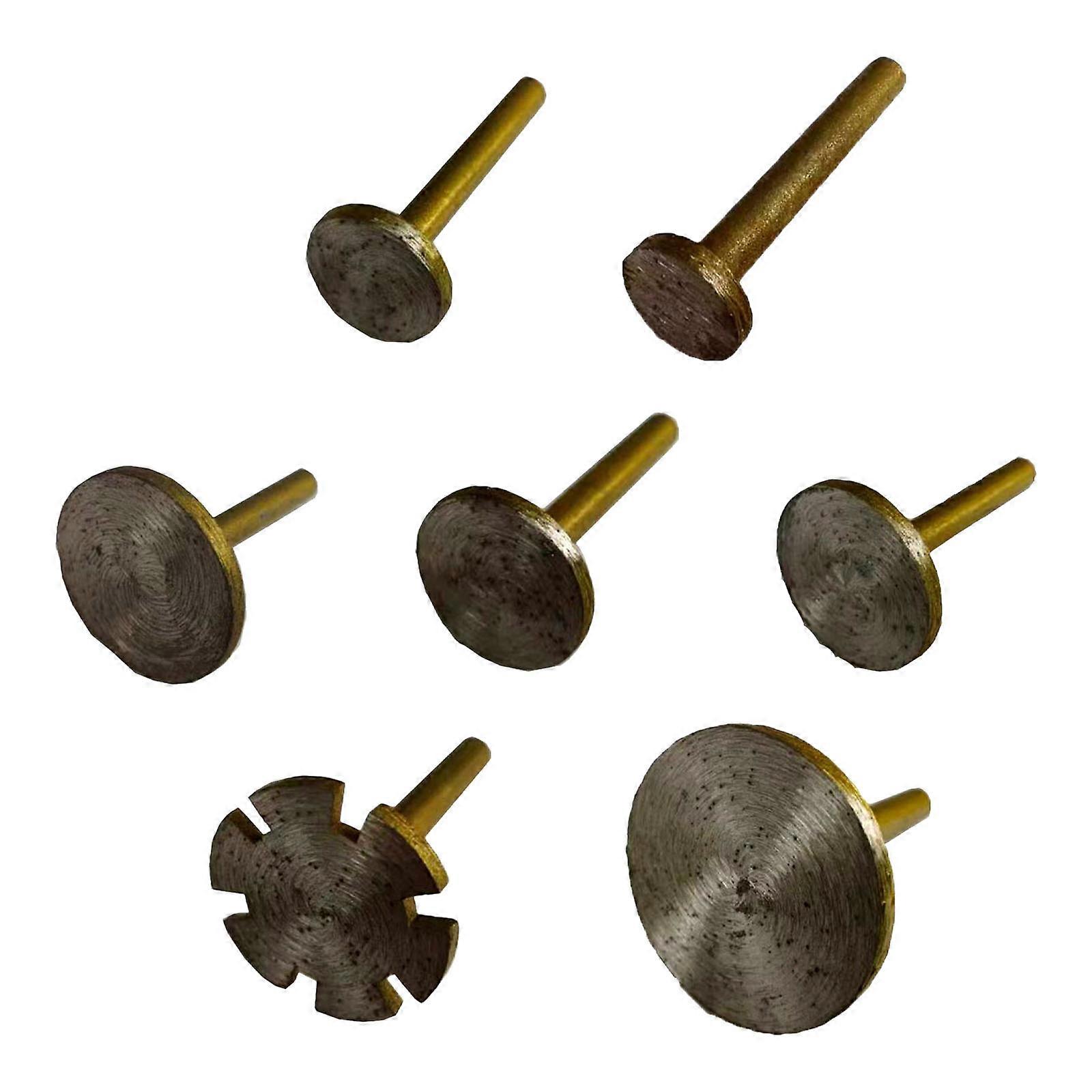 Stone Carving Set Diamond Burr Bit 7Pcs Polishing Rotary Tool Accessories for Carving, Engraving, Grinding