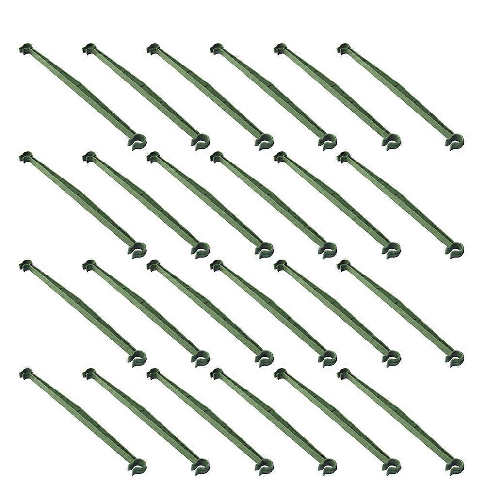 24pcs Plastic Connecting Rods for Cucumber & Tomato Plants – Expandable Climbing Support Brackets for Garden Vine Growth – Lightweight & Durable Use