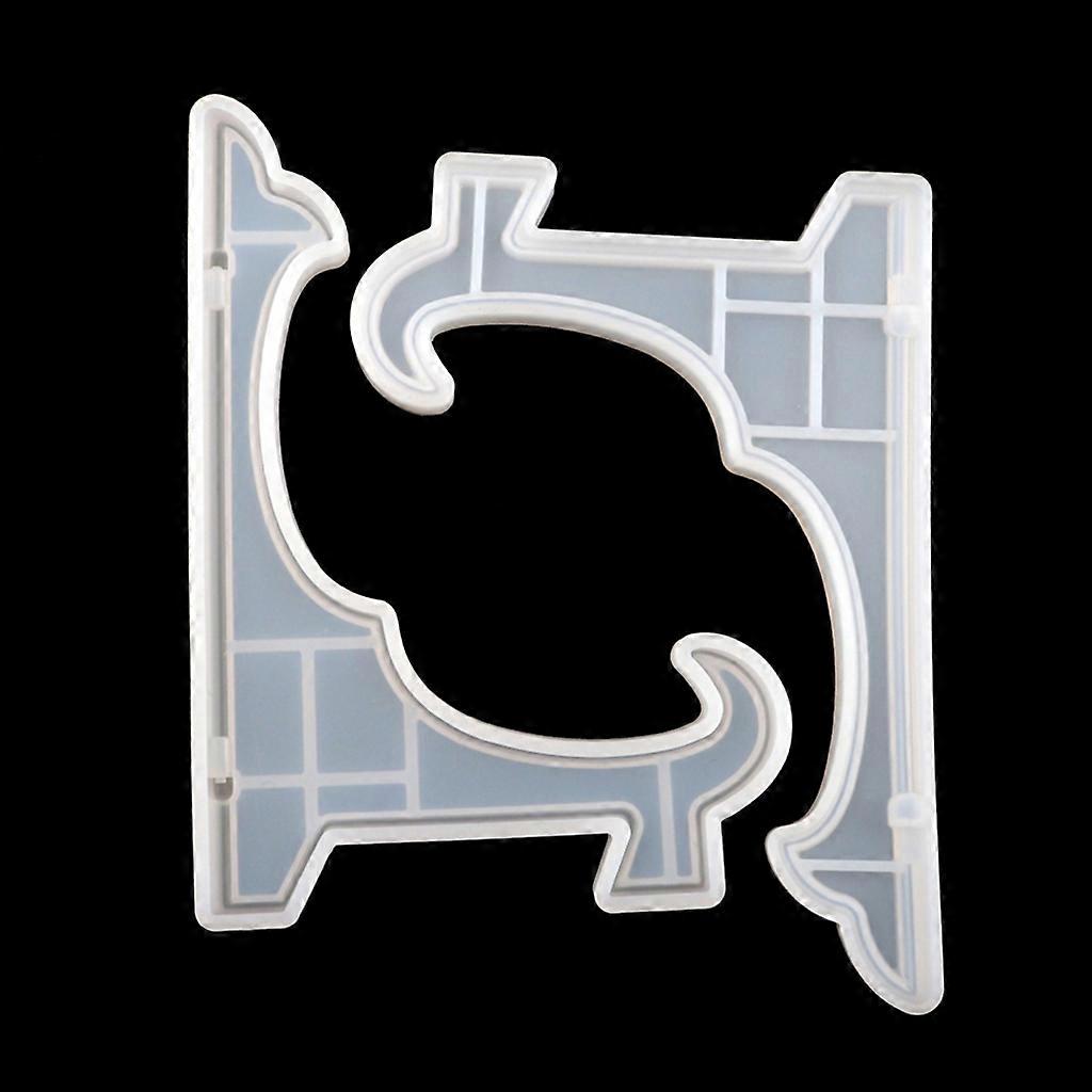 Silicone Photo Frame Molds for Heart Shape Christmas Craft Mold High Quality Display Stand Resin Casting Mold  A