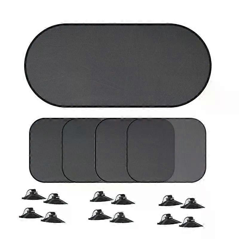 5pcs/set Car Styling Accessories Sunshade Car UV Protection Window Shade Side Window Mesh Sunshade Protection Window Film