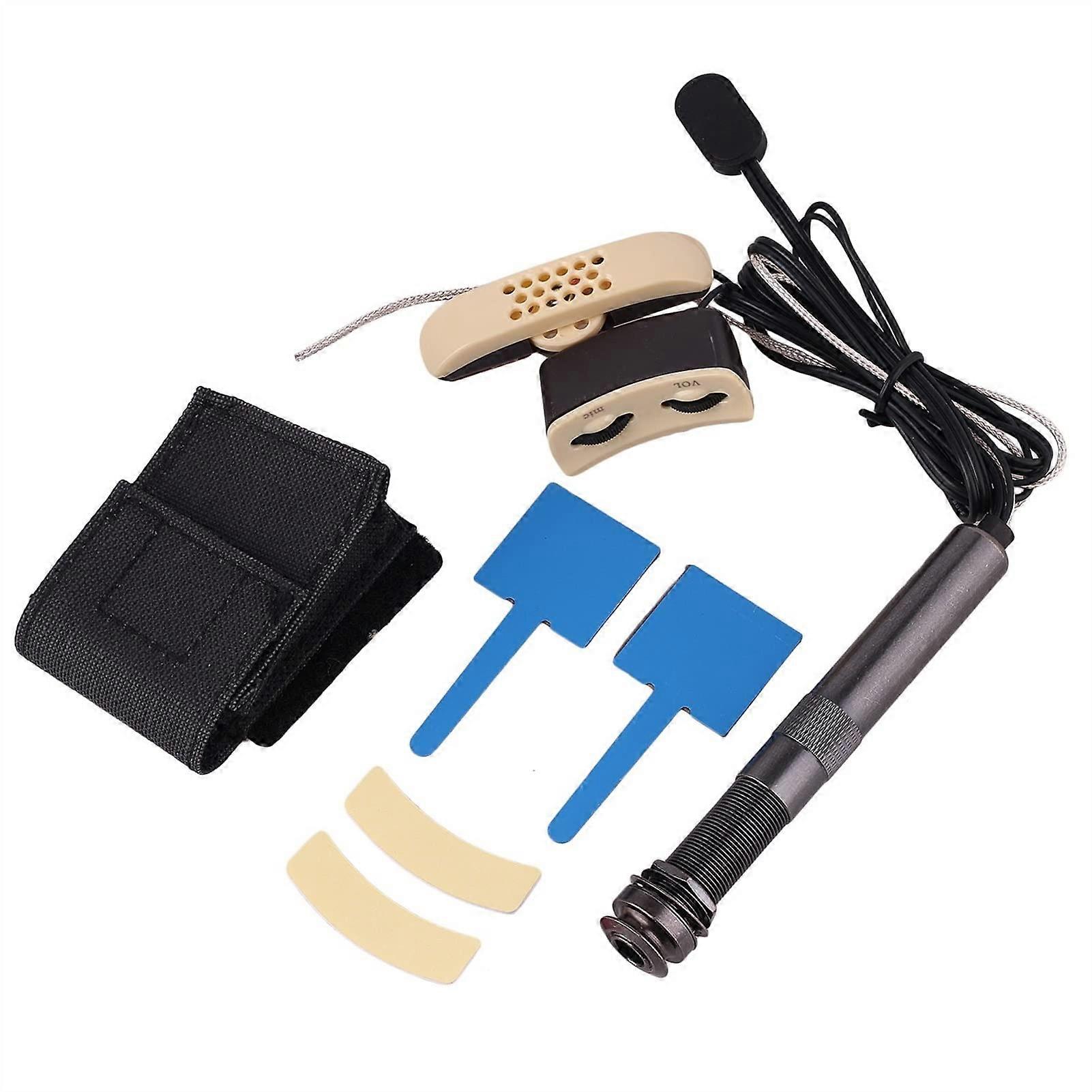 Acoustic Pickup for Custom Acoustic Guitar, High-Quality Replacement Parts, Compatible with Various Guitar Models