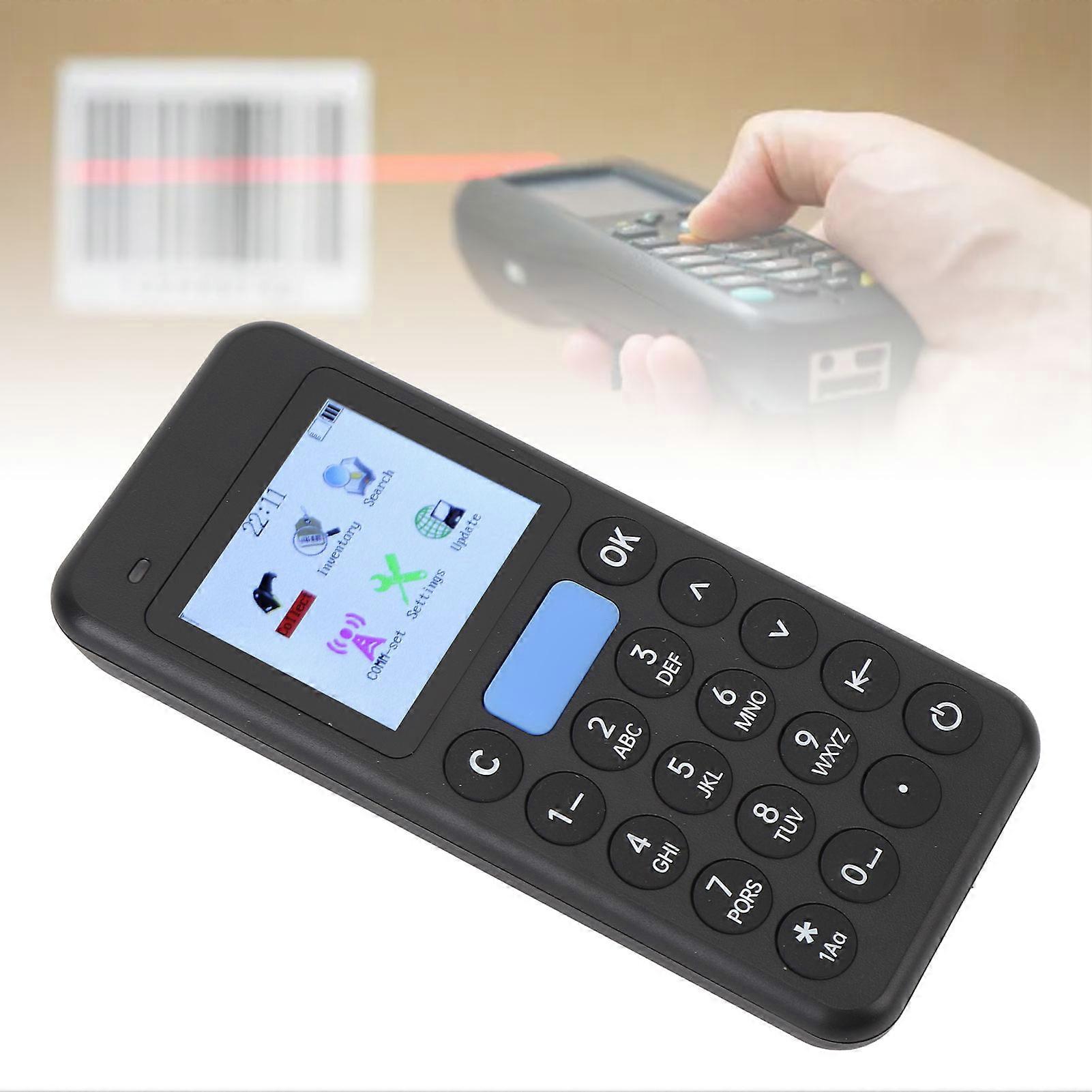 Portable Inventory Scanner 2.4 Inch Screen Handheld 1D 2D Wireless Barcode Scanner Data Collector 