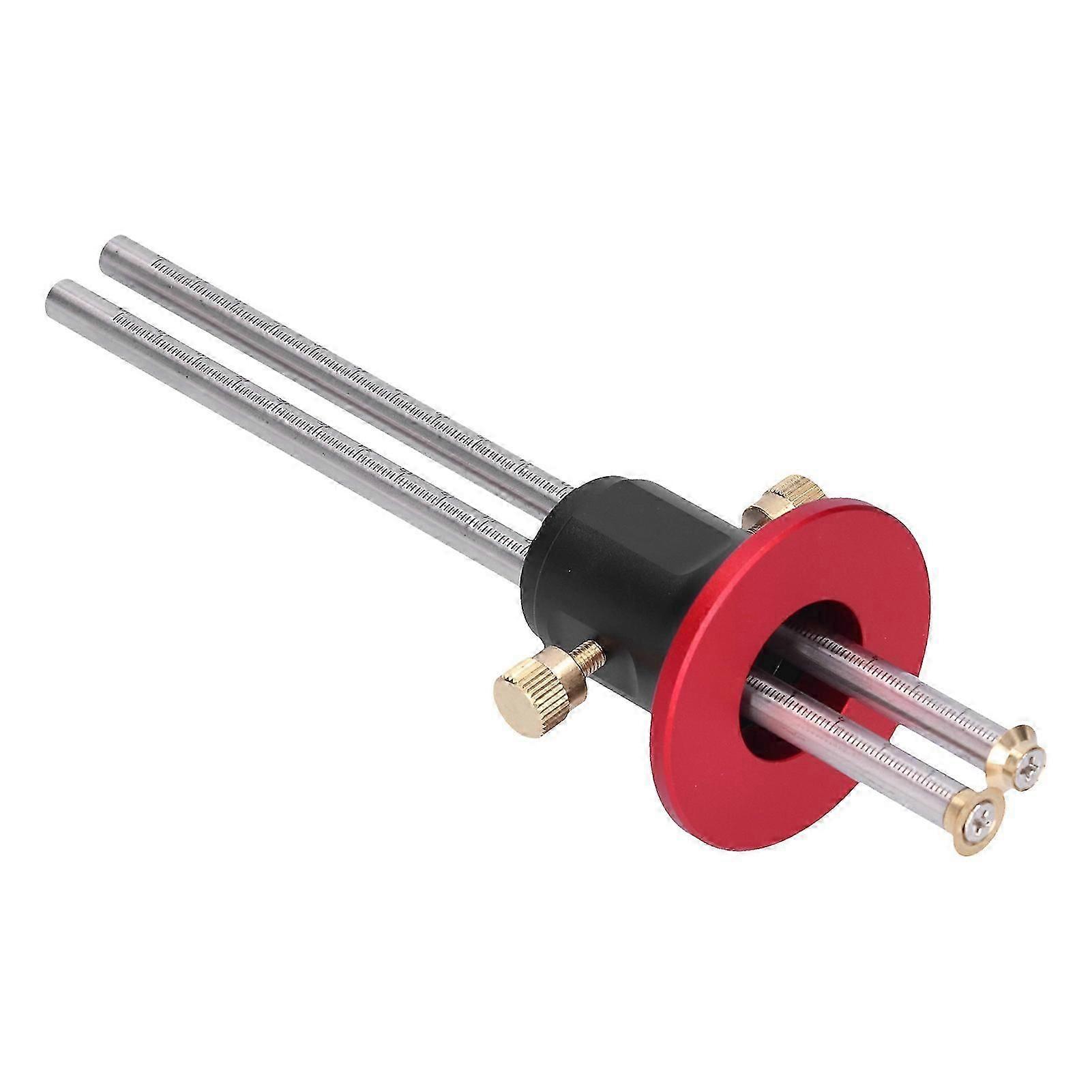 Marking Gauge Blade Type DoubleHead CrossedOut Ruler Tool for Carpenter Woodwork Marking Scribing(200mm )