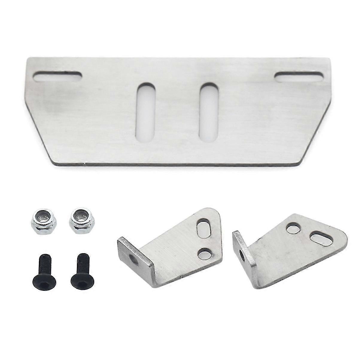 1/10 Model Car for -4 SCX10 Model Universal Front Guard with Adjustable Width Metal Protective Plat