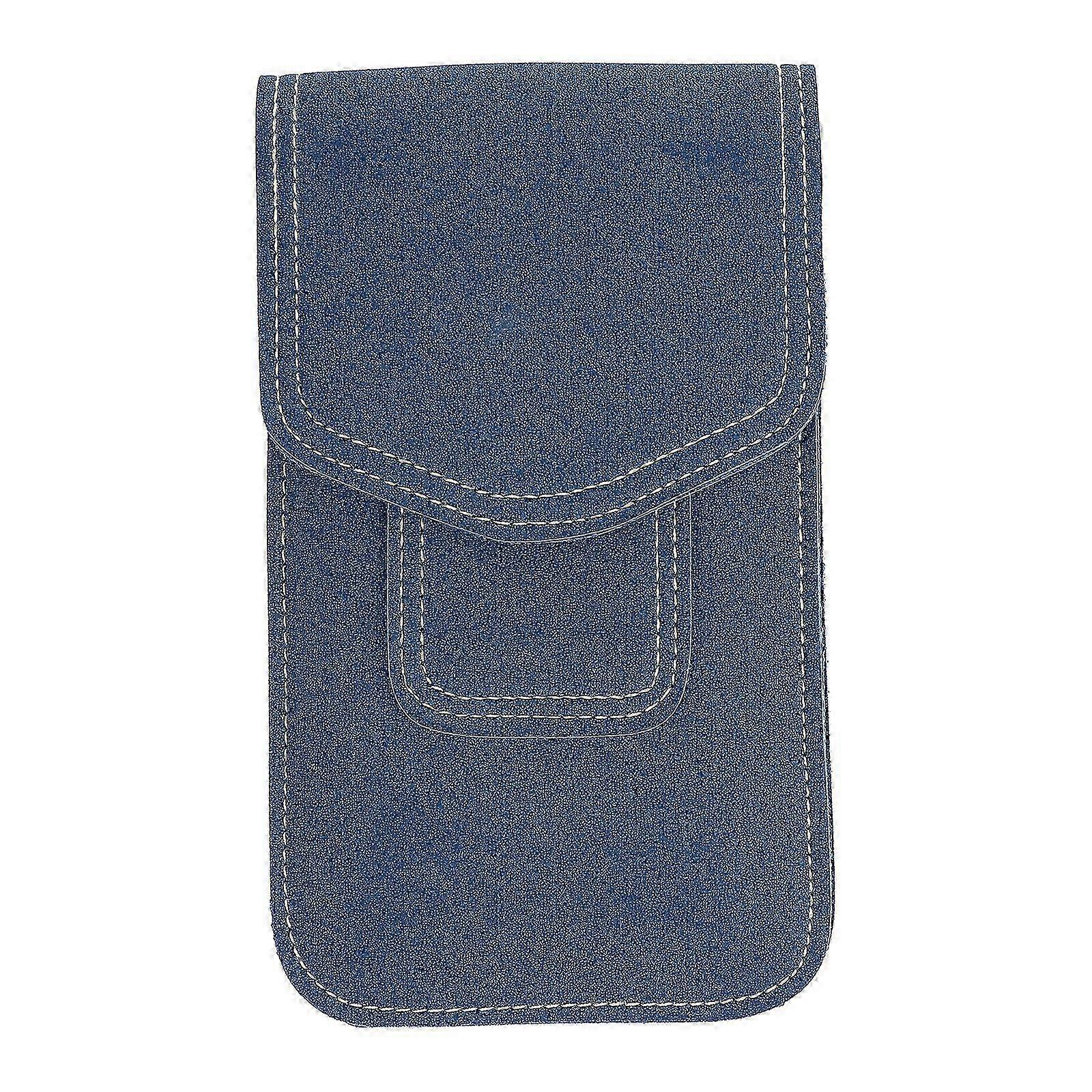 携帯電話用ブルーアウトドアスポーツウエストバッグ - メンズ保護電話バッグ