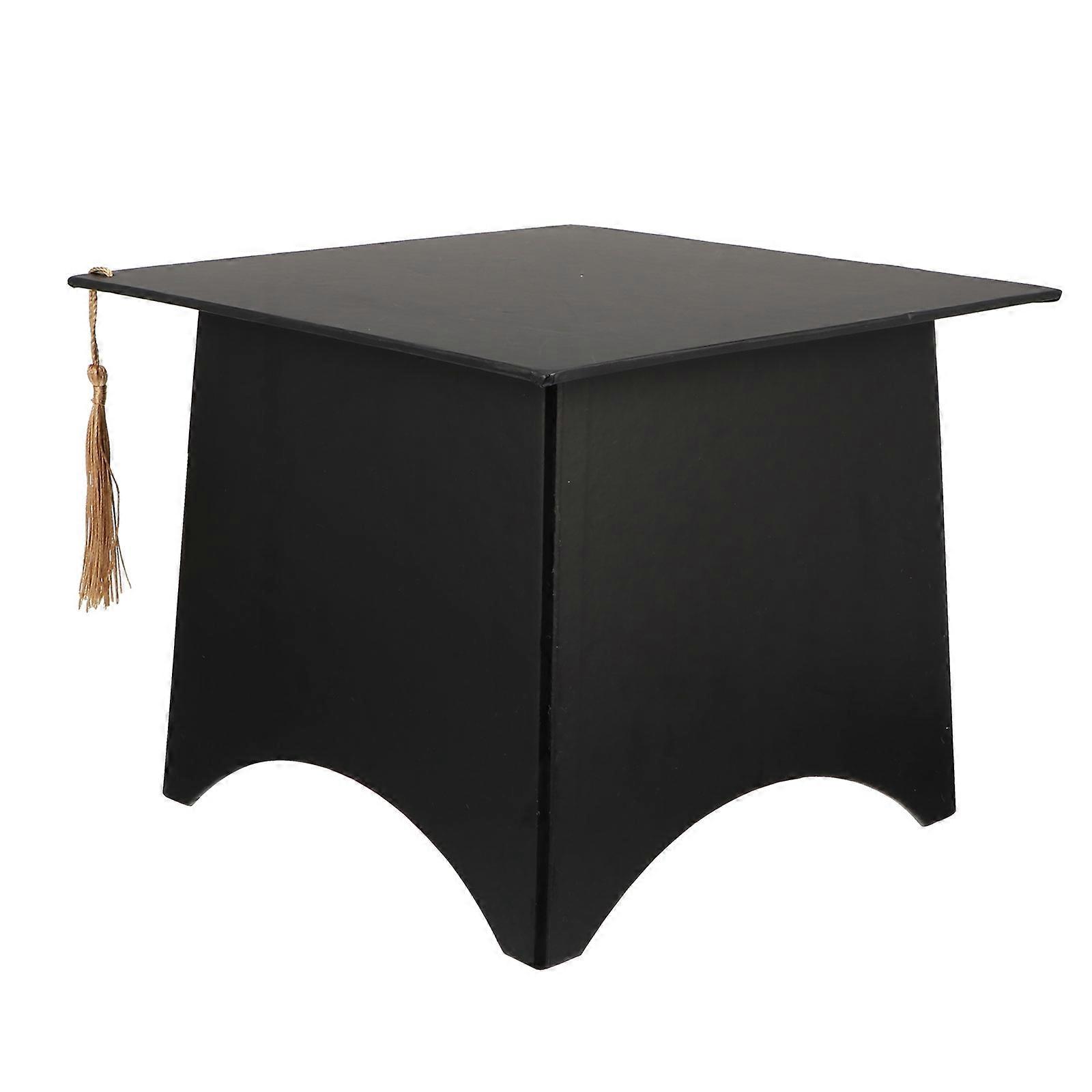 Black Gift Box for Storage Use Creative Design Made of Paperboard Perfect for Graduation