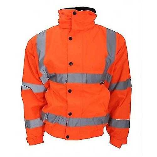 Warrior Mens Tulsa Hi-Vis Bomber Jacket