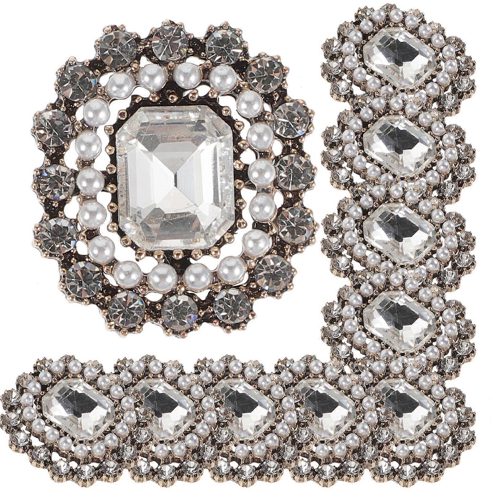 Versatile Rhinestone Charms for Crafting Projects, Elegant Finish