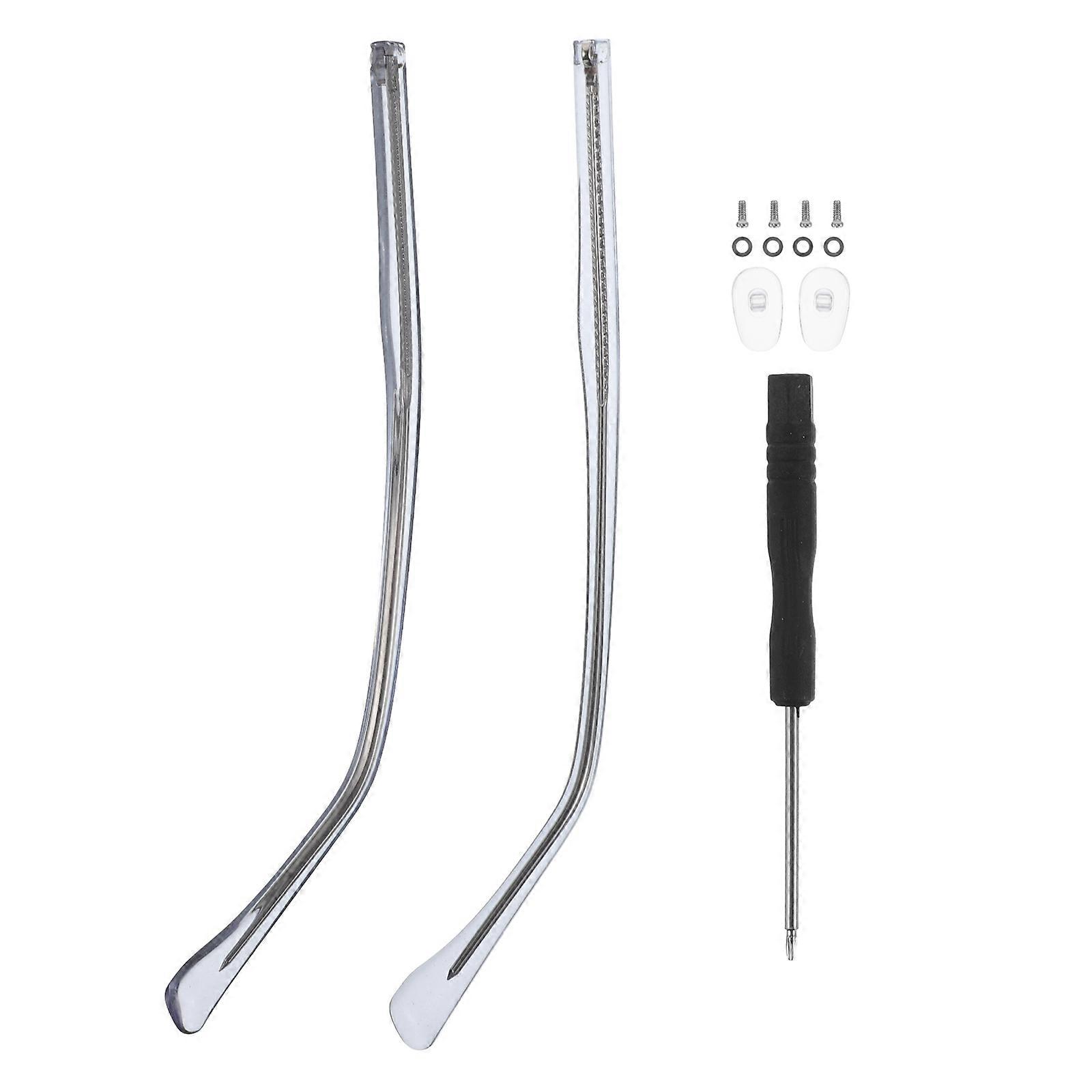 Metal Eyeglass Temple Arms Replacement – Comfortable Ergonomic Design for Sunglasses and , Compatible with Various Frames