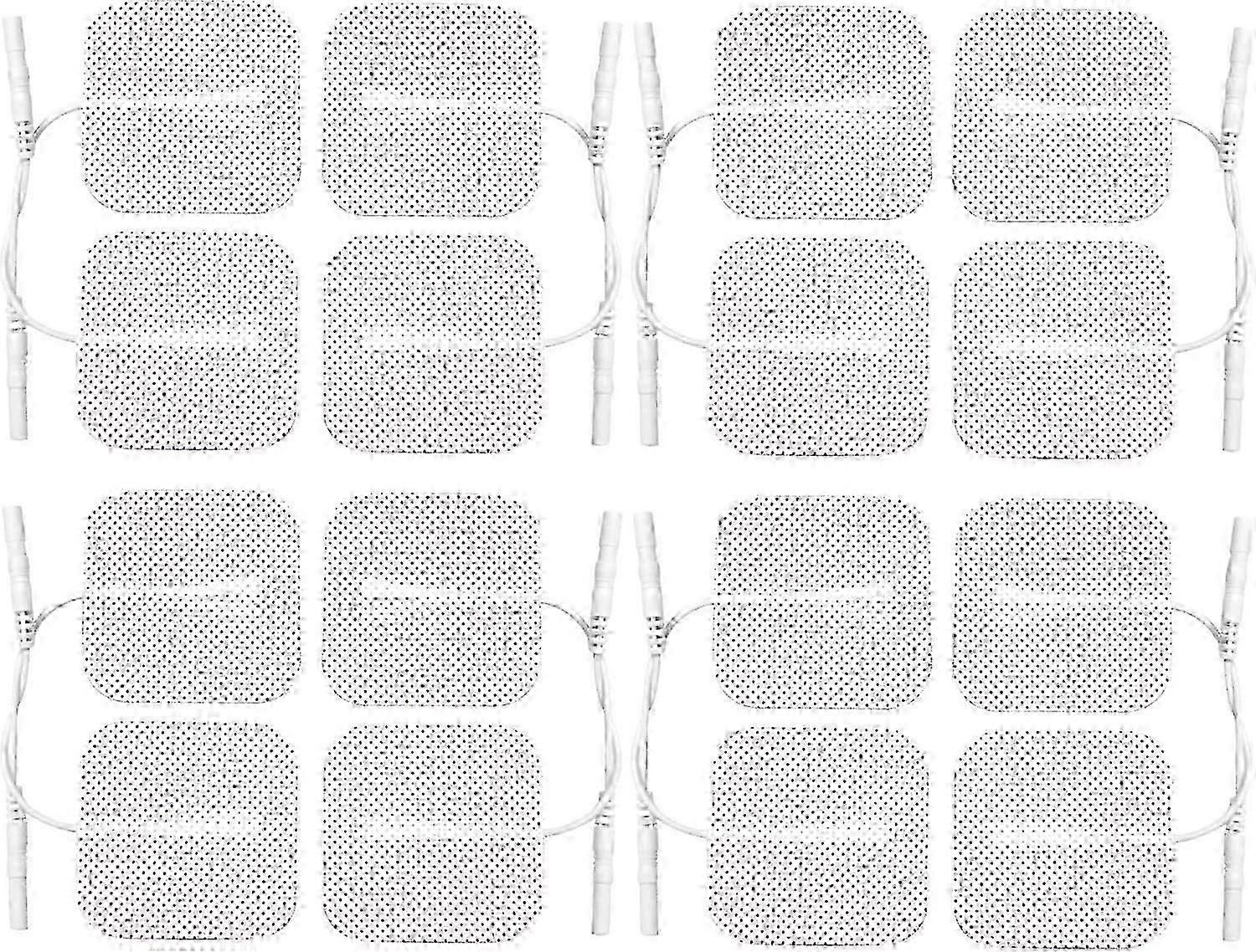 Tens Electrodes, Latex-Free Design Self-Adhesive Electrode Pads, Universal Compatibility Reusable Electrodes, Strong Comfortable Hold For