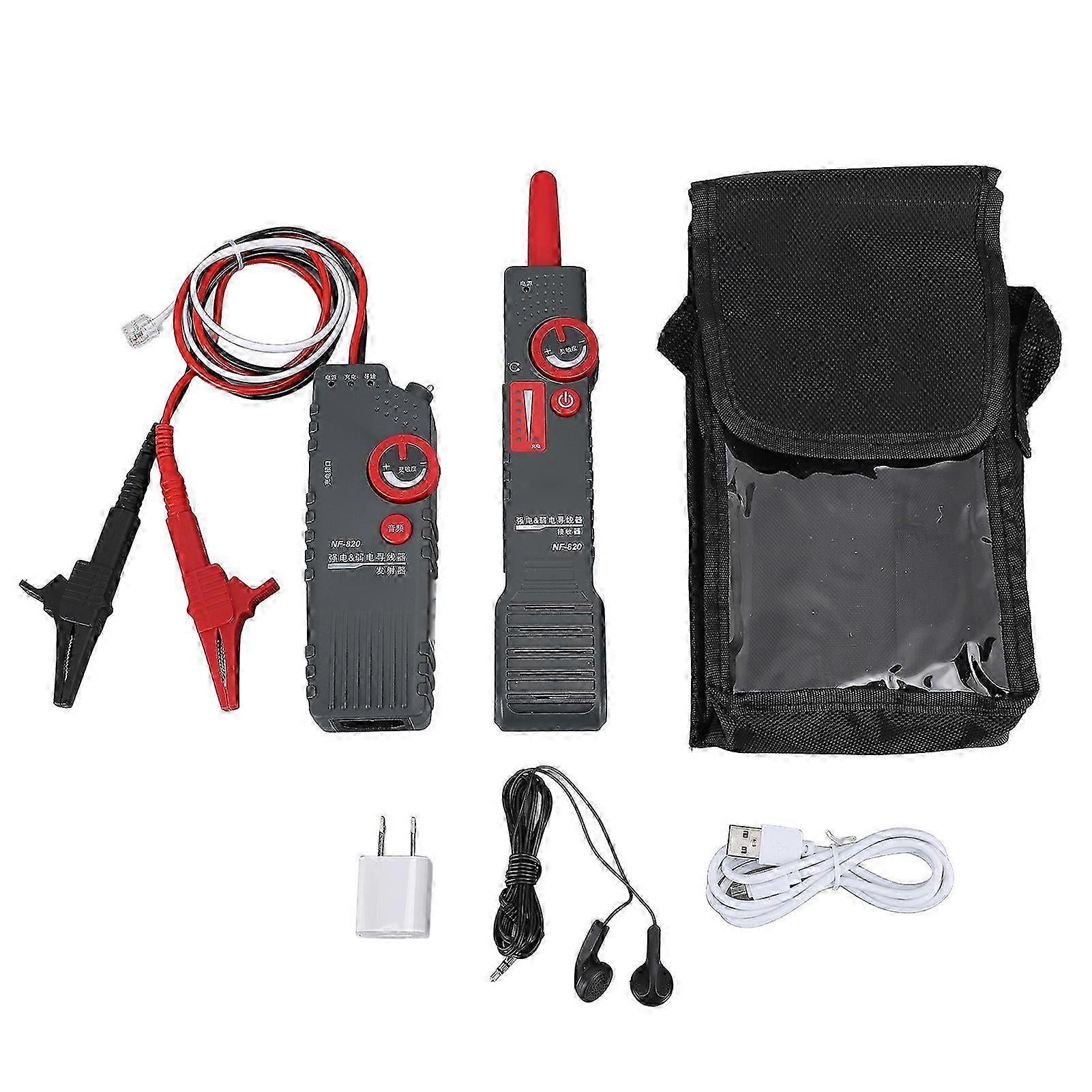 Nf 820 Underground Cable Tester Locator Wire Detector Wall Underground Pipeline Wire Detector Non Interference 100240v