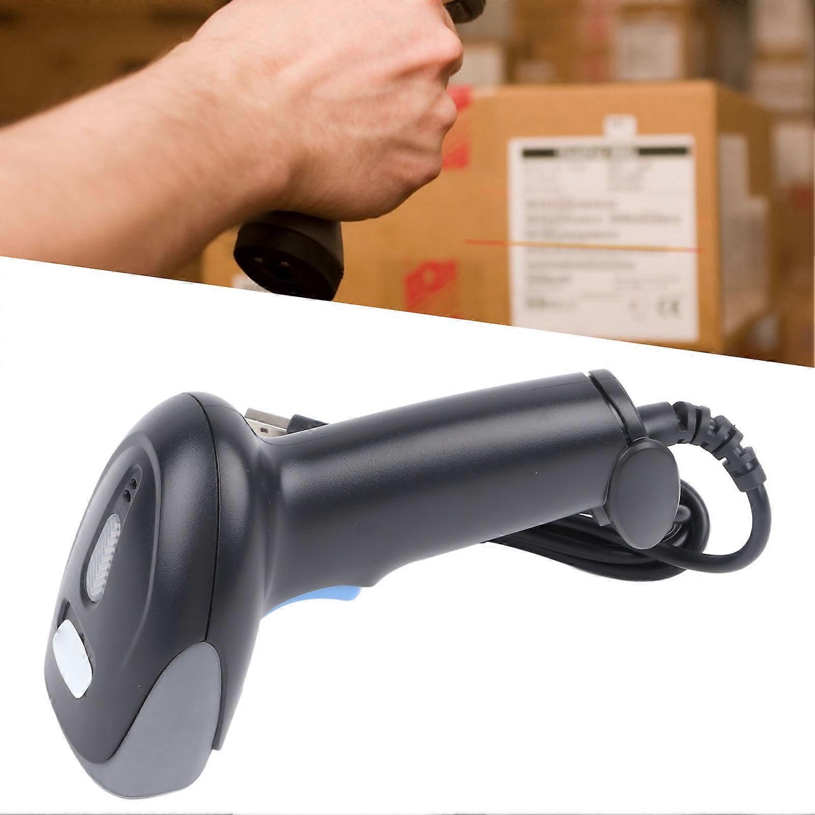 1D 2D Barcode Scanner Fast Scanning Speed QR Code Scanner Reader for Supermarket Express Delivery Logistics 