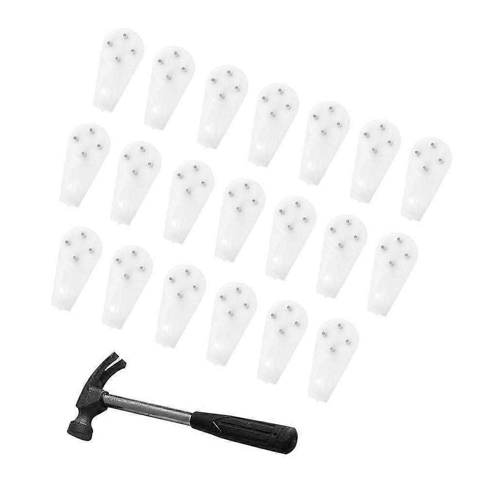 Wall Hooks for Picture Frames and Photos Made of Iron and Plastic Easy to Install