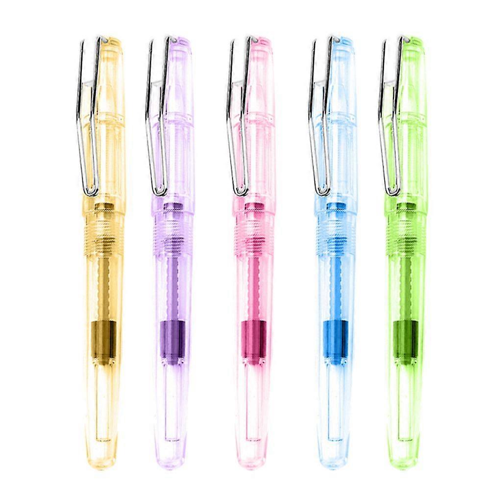 5 Pcs Brush Calligraphy Pen Practical Calligraphy Pen Creative Simple Writing Pen