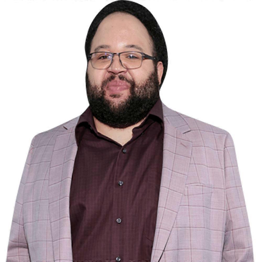 Zach Cherry (Chaqueta rosa) Half Body Buddy Cutout