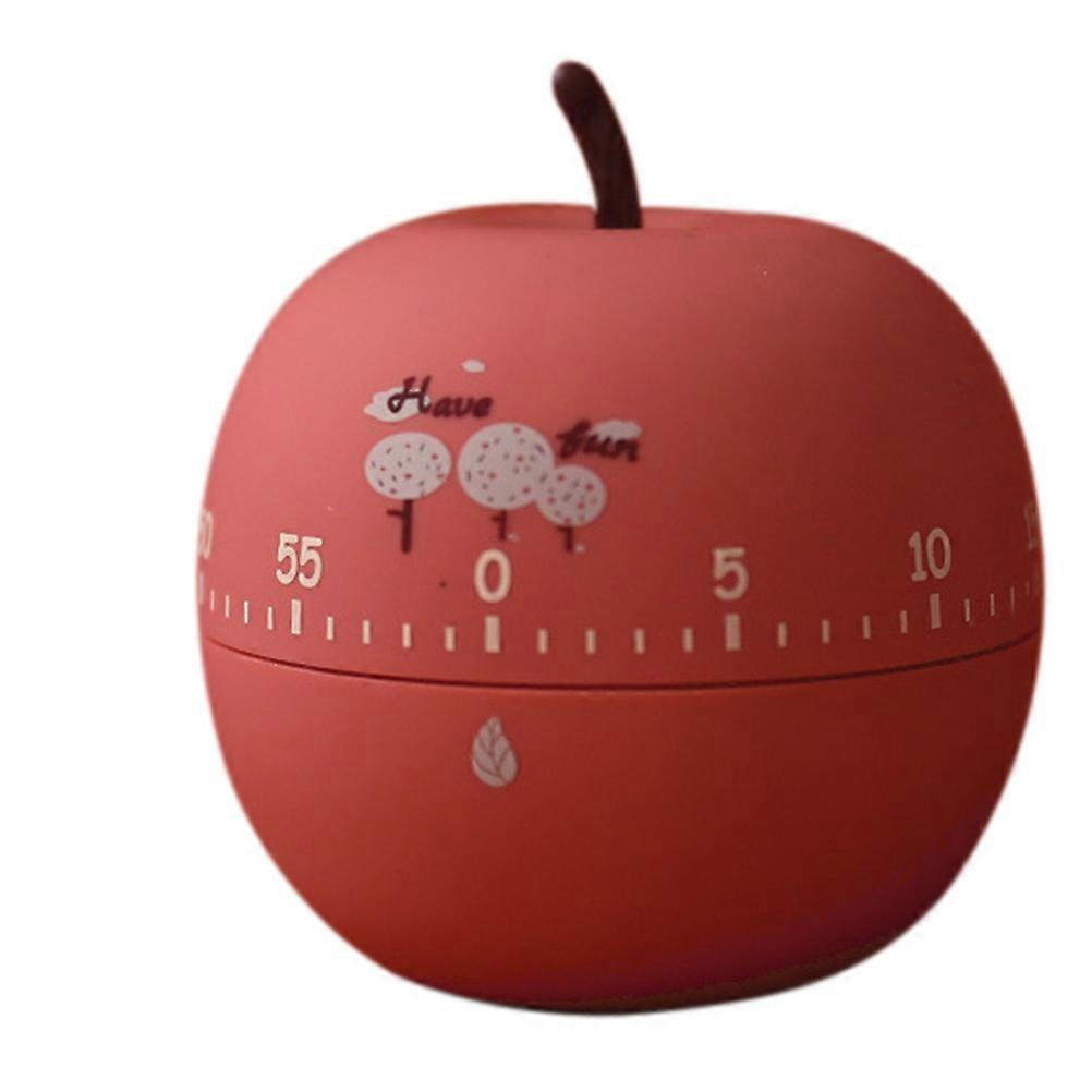 Mechanical Kitchen Timer Creative Cooking Reminder Device Bell Pepper Shape Abs Material 1Pcs