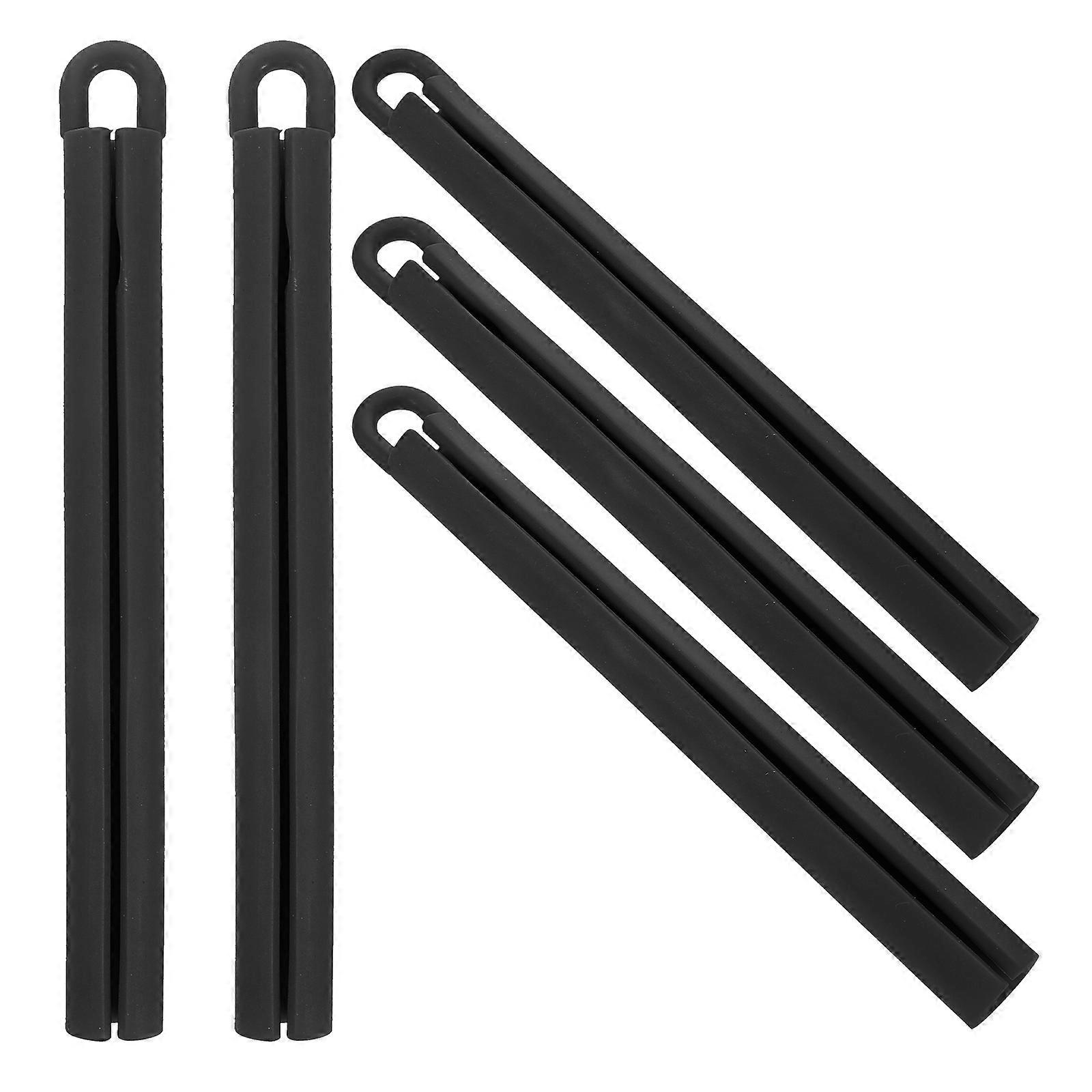 Hanger Rack Stand Cue Display Billiards Enthusiasts Black 19.50X2.00X2.00cm 5Pcs