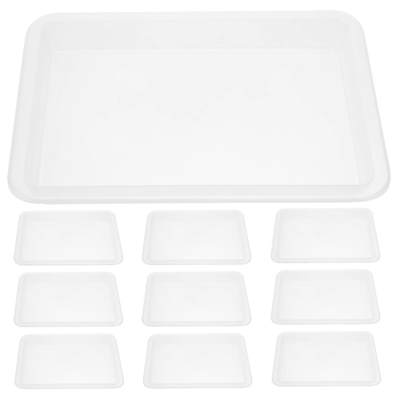 Activity Organizer Trays Stackable Plastic For Classroom Use Diy Projects 10Pack