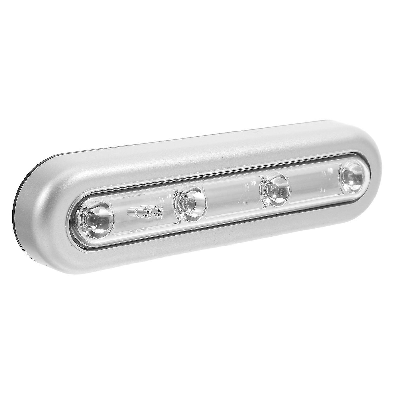Display Cabinet Lighting Led Touch Light Cupboard Lights Silver 17.8 x 4.5 x 3cm Touch Control