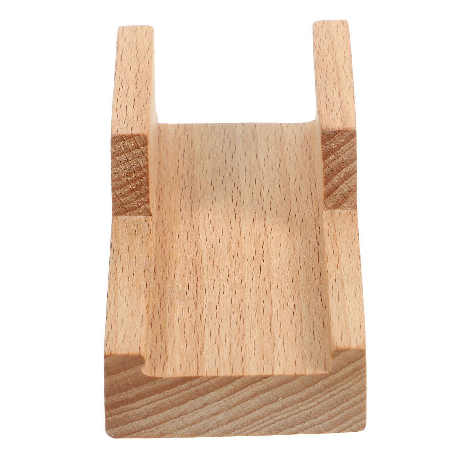 Japanese Style Sushi Stand Sushi Holder Serve Food Home Use 3.5X2.0X1.6in Khaki 1Pcs