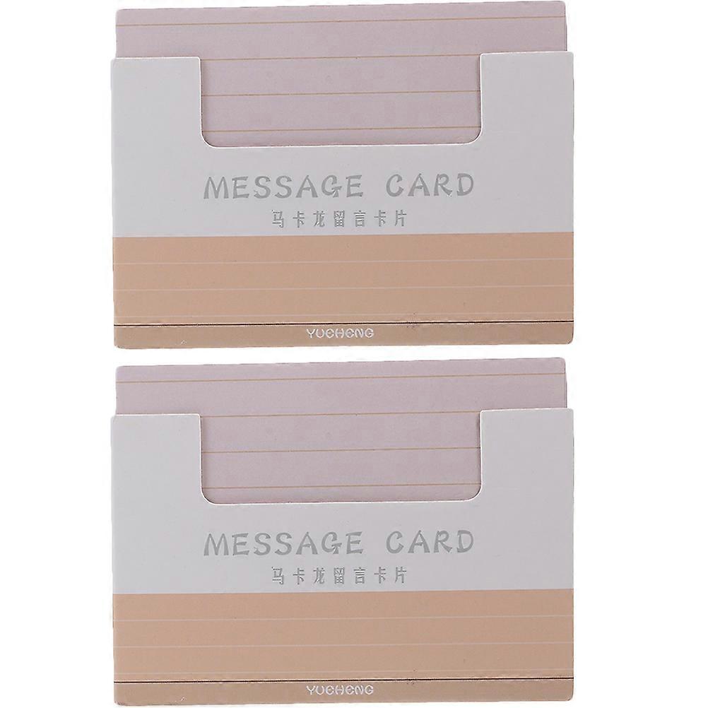Diy Lined Cards Writable Blank Cards for Handmade Crafts Studying Working Life Travel Rectangular Water Resistant 2 Bags