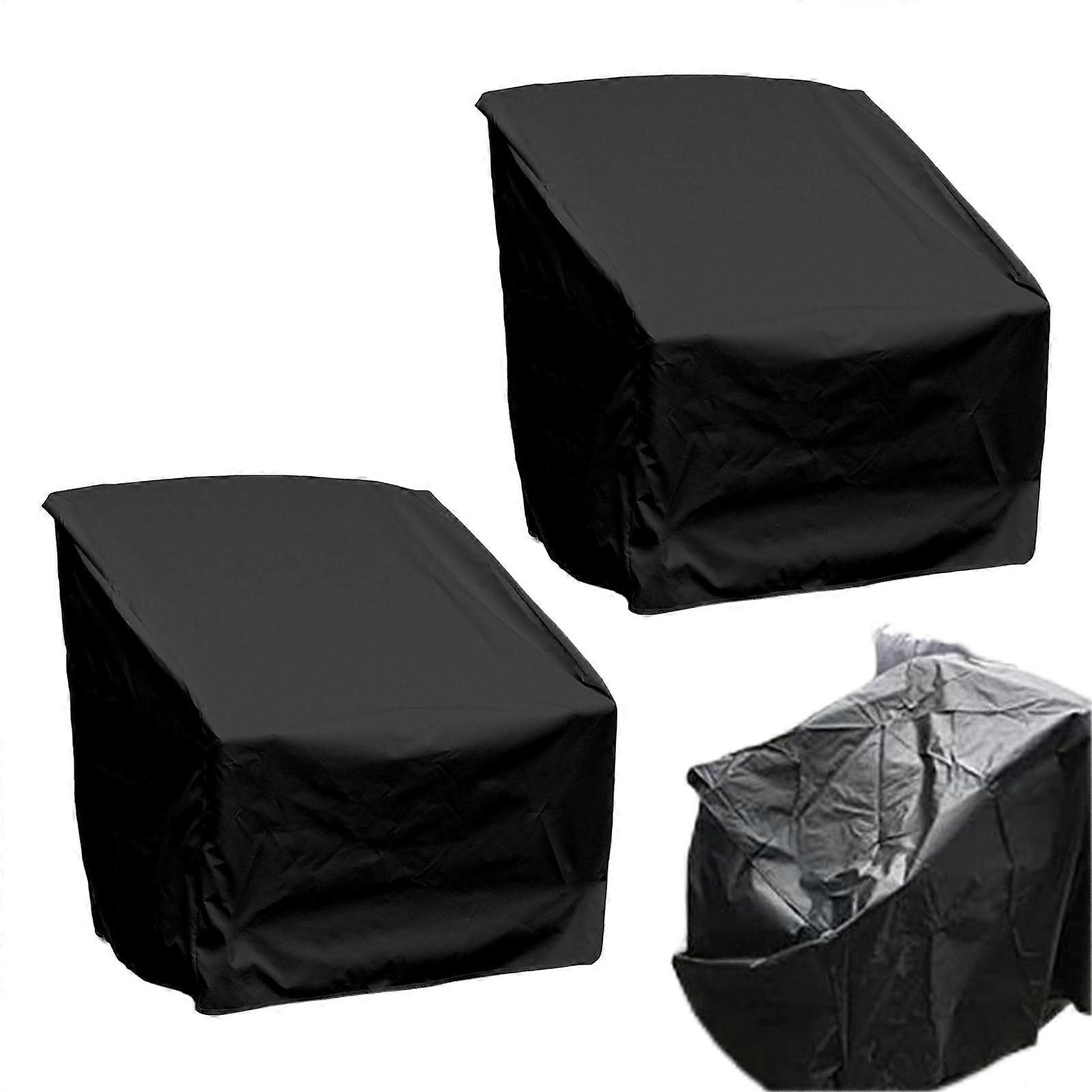 Swivel chair Schutzabdeckungen Fr Garten Wasserdichte Schwenkbare LoungemöbelAbdeckungen 2er Set