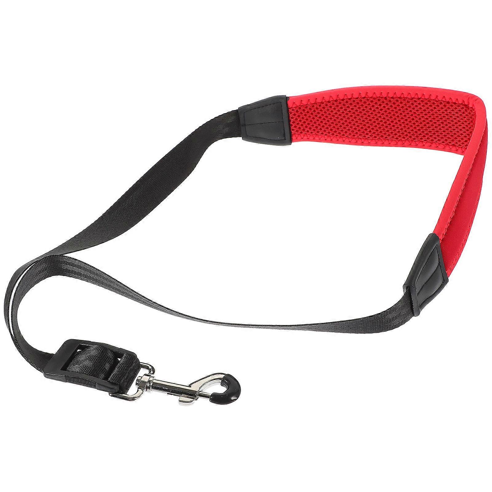 Sax Neck Strap Alto Adjustable Disperses Weight Comfortable Usage Experience Red Metal 65.00X4.80X1.00CM 1Pcs