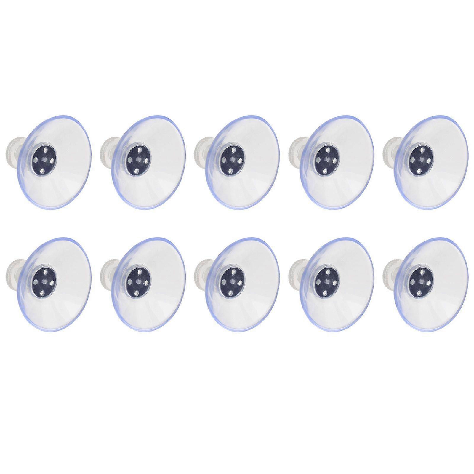 10PCS transparenter starker Schraubensauger Manueller Spannsauger mit Drüsenmutter