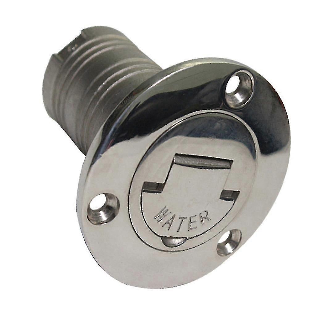 Schlauchdeck-Einfüllstutzen Keyless Cap für WASSER 38mm Bootseinfüllstutzen 316 Edelstahl