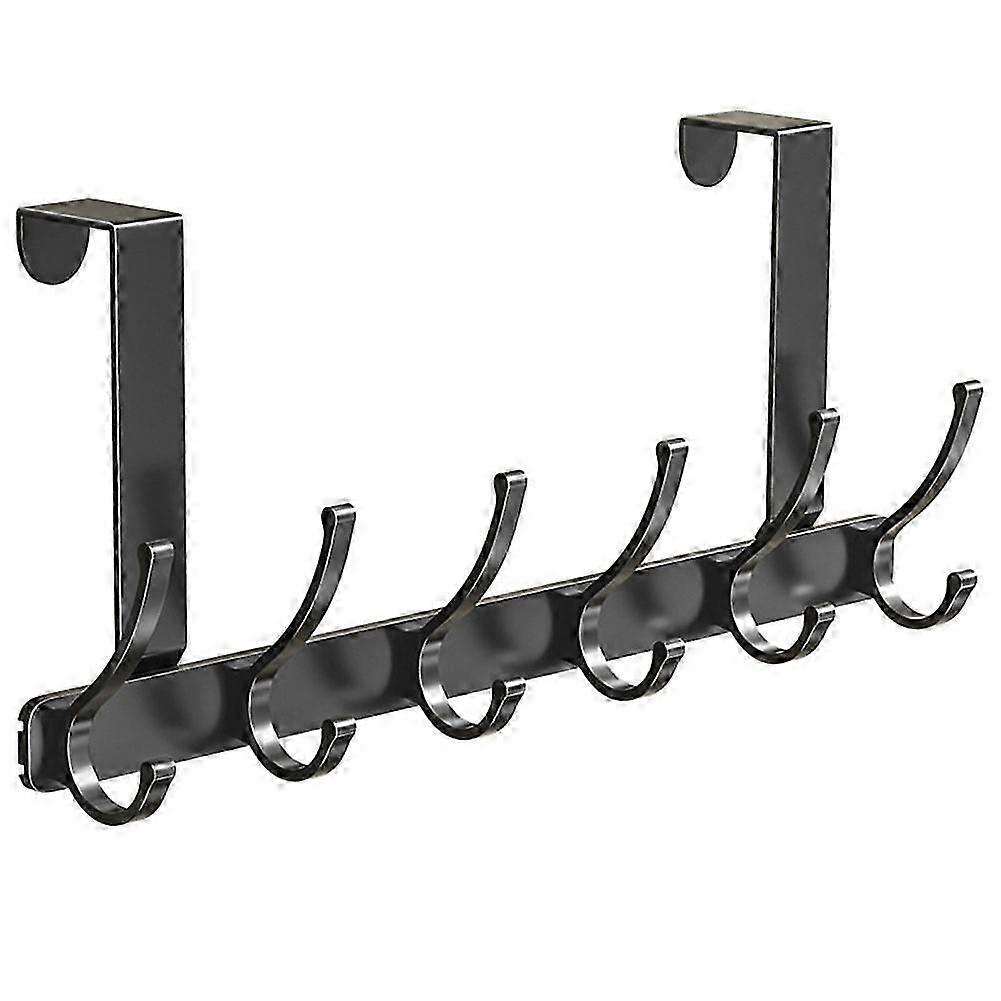 מעל ווי הדלת לתלייה, מעל קולב הדלת, מעל מתלה מגבות הדלת לחדר אמבטיה עם 6