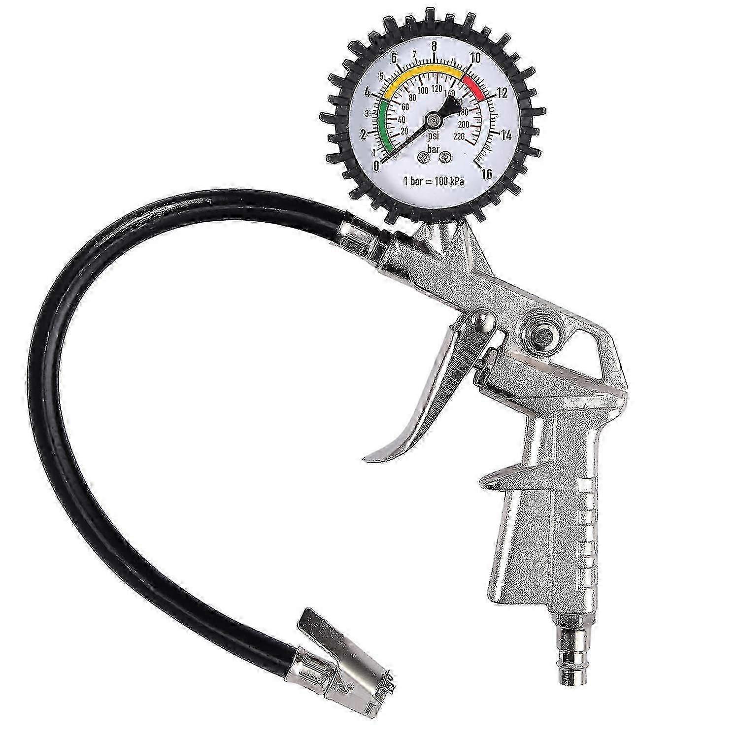 Mechanical Tire Pressure Gauge Meter Tire Inflator Tester,with Valve Core Tool,air Pressure Tester 0-220 Psi,inflation Measuring Device 2025