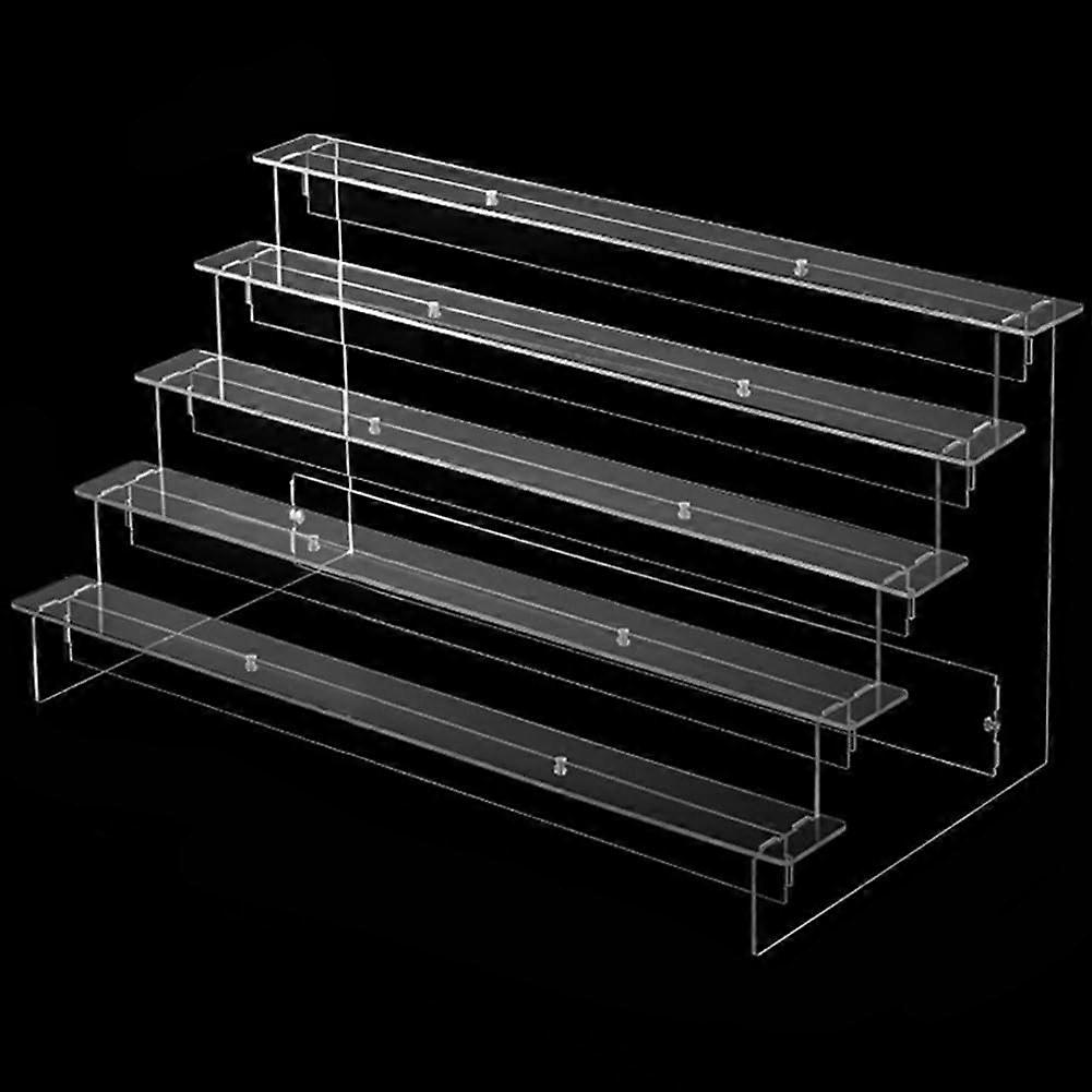 25tier acrylic display stand, transparent shelf for storing perfumes, dolls, figures, cosmetics and jewelry (5 layers, 35cm) 5 layers 35cm Ref: 5428