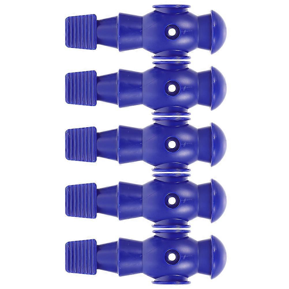 Foosball Player 5Pcs Dark Blue Resin Durable Color Table Soccer Player Set for Foosball
