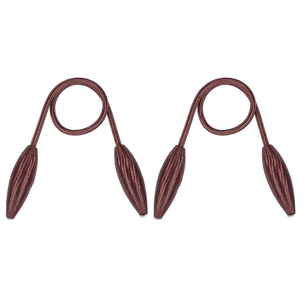 Metal Curtain Tie Backs Decorative Freely Bendable Holdbacks For Bathroom 2Set