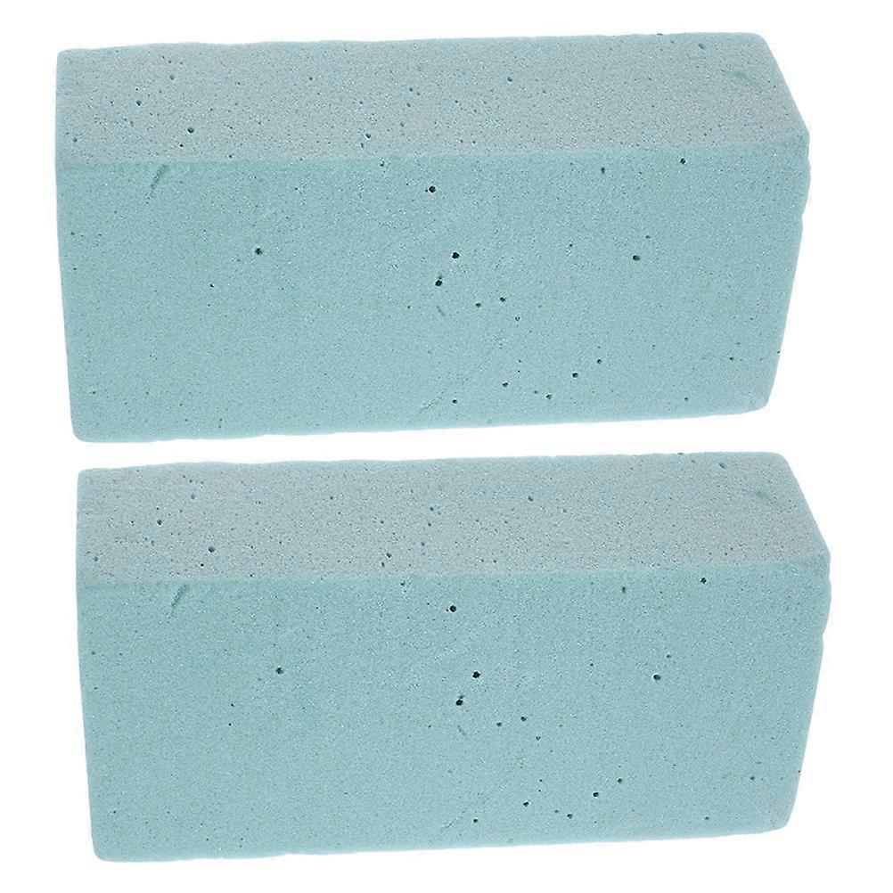 2pcs Flower Arrangement Foam Blocks Wet & Dry Floral Foam for Fresh and Artificial Flowers, Versatile Craft Supply for Florists and DIY Projects